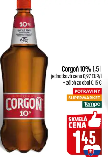 Corgoň 10% pivo