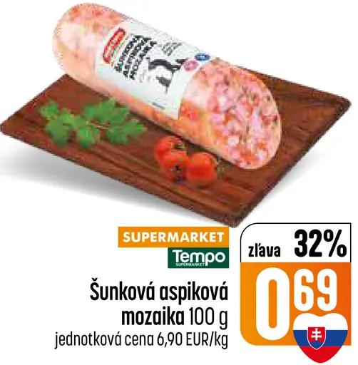 Šunková aspiková mozaika