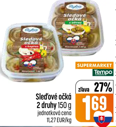 Ryba Sledové očká 2 druhy