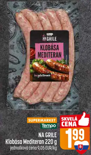 Coop Na Grile Klobása Mediteran