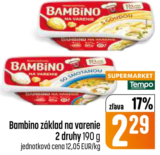 Bambino základ na varenie