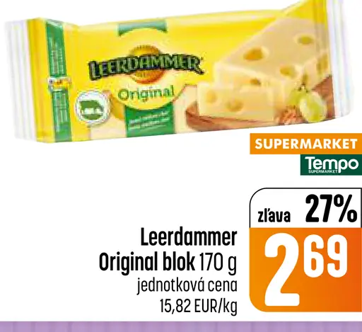 Leerdammer Original blokový syr