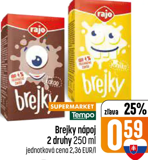 Rajo Blejky nápoj 2 druhy