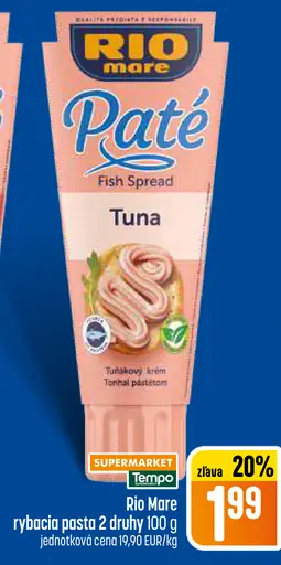 Rio Mare paté rybacia pasta tuna