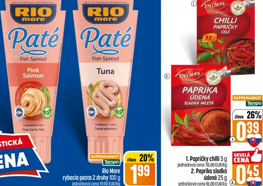 Rio Mare paté rybacia pasta pink salmon
