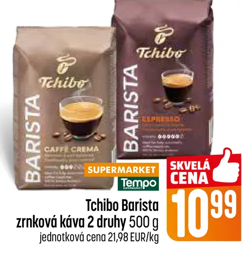 Tchibo Barista zrnková káva