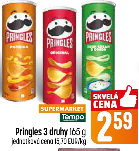 Pringles zemiakové lupienky
