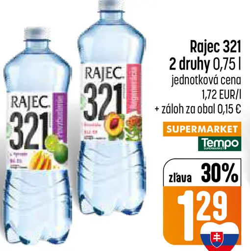 Rajec 321 ochutená voda