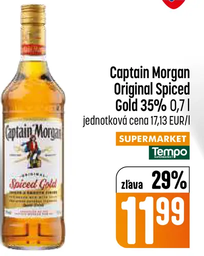 Captain Morgan Original Spiced Gold 35%