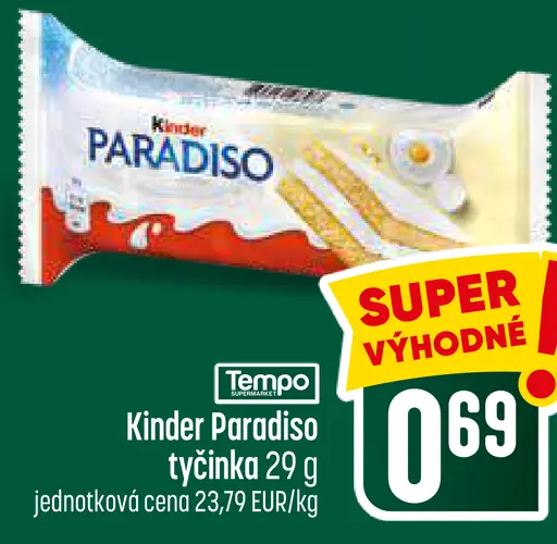 Kinder Paradiso tyčinka