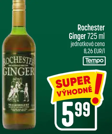 Rochester Ginger nápoj