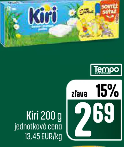 Kiri tavený syr so smotanou
