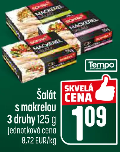 Šalát s makrelou