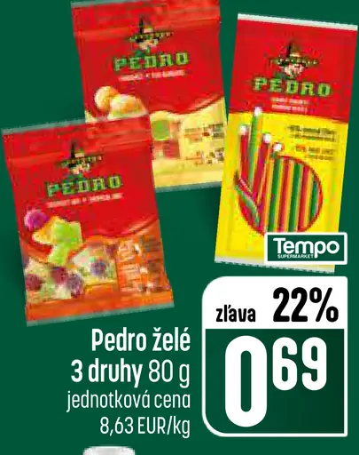 Pedro želé cukríky