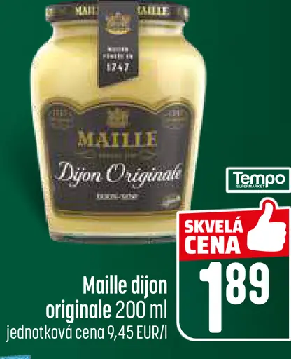Maille horčica Dijon Originale