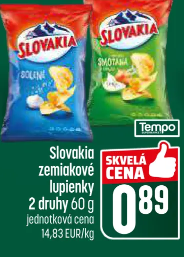 Slovakia zemiakové lupienky paprika