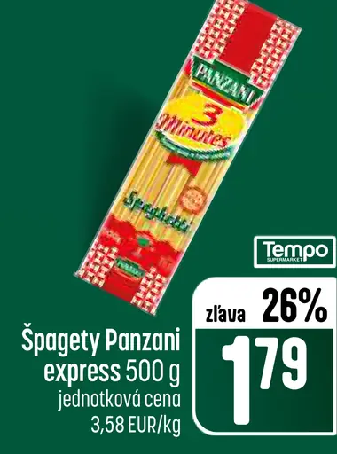 Panzani Špagety express