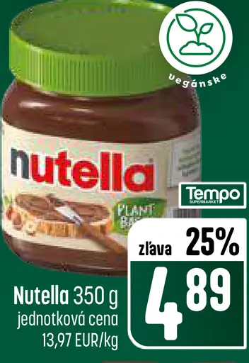 Nutella Mrazený krém lieskoorieškový