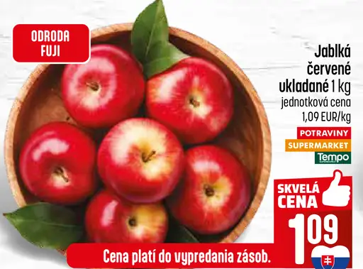 Červené jablká