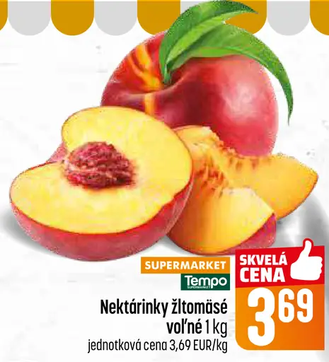 Nektárinky žltomäsé voľné