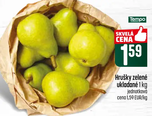 Hrušky zelené