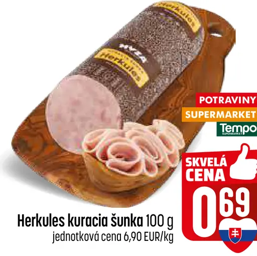 Herkules kuracia šunka