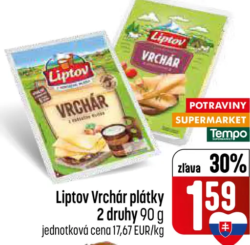 Liptov Vrchár plátky 2 druhy