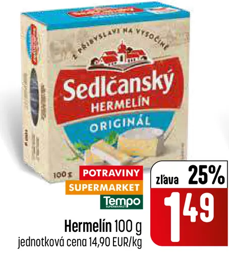 Sedlčanský Hermelín originál