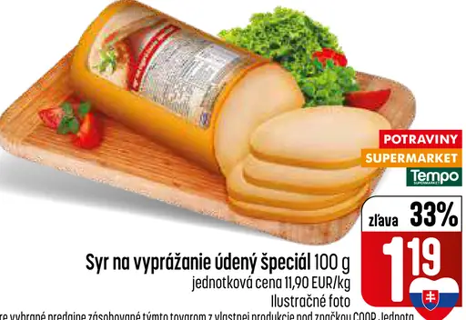 Syr na vyprážanie údený špeciál