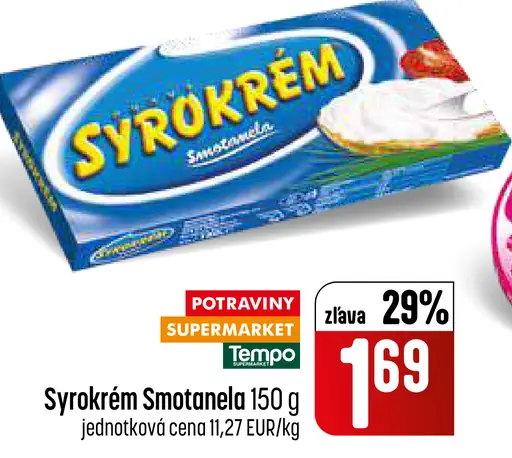 Sýrokrem Smotanella smotanový syr