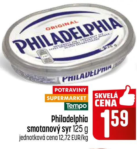 Philadelphia smotanový syr