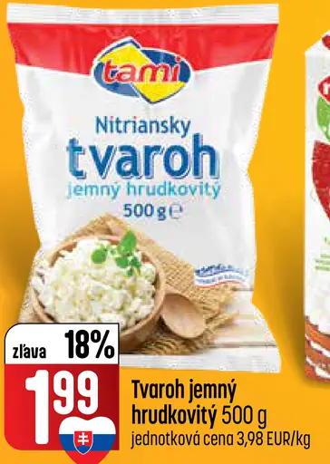 Tami tvaroh nitriansky jemný hrudkovitý