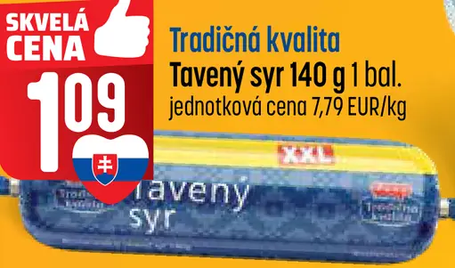 Tradičná kvalita Tavený syr