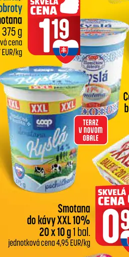 Smotana do kávy 10%