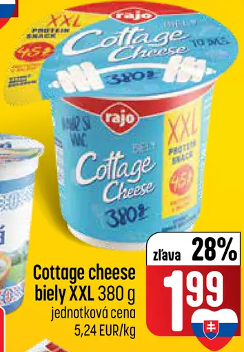 Rajo Cottage Cheese XXL biely