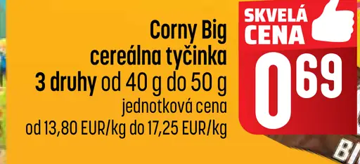 Corny Big cereálna tyčinka