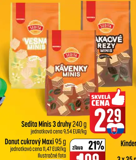 Sedita Minis sušienky