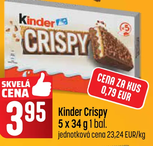 Kinder Crispy tyčinka