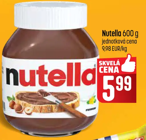 Nutella Mrazený krém lieskoorieškový
