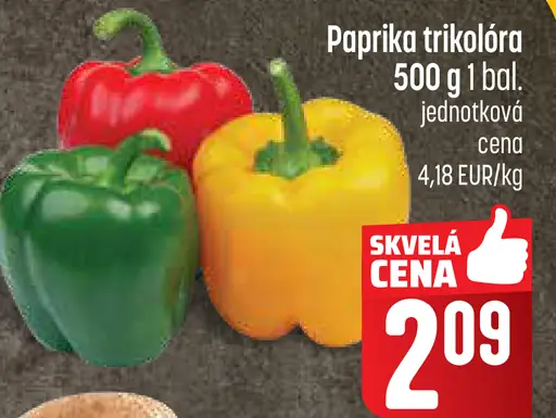 Paprika trikolóra