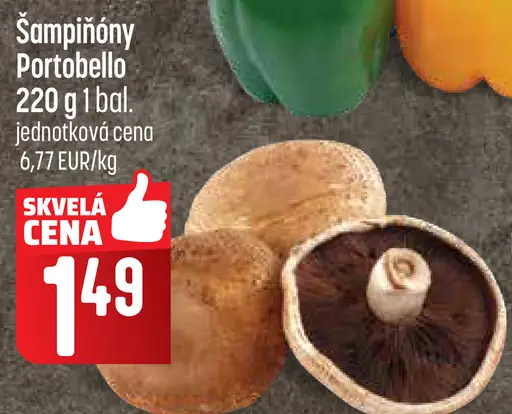 Šampiňóny Portobello