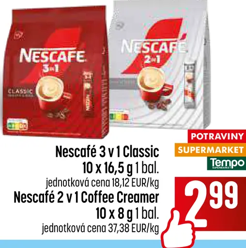 Nescafé 3in1 Classic instantná káva