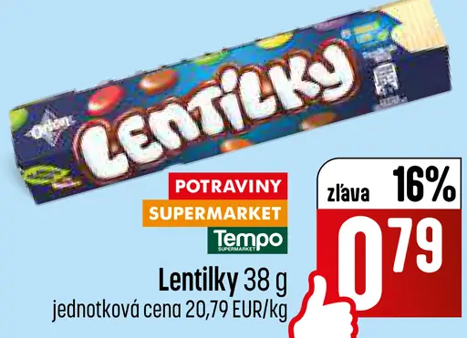 Lentilky dražé