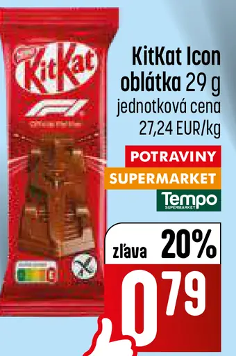 KitKat Icon oblátka