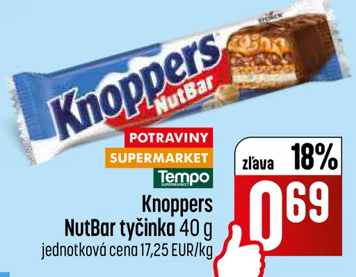 Knoppers NutBar tyčinka