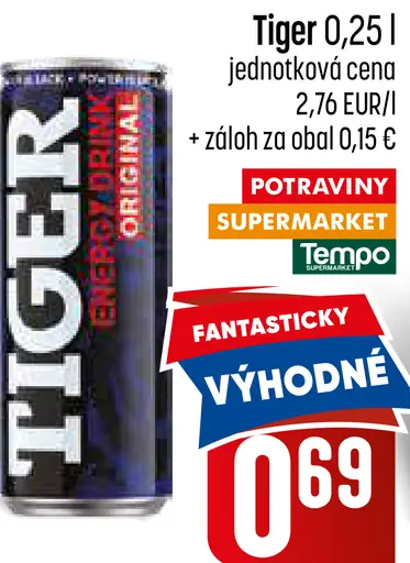 Tiger Energetický nápoj
