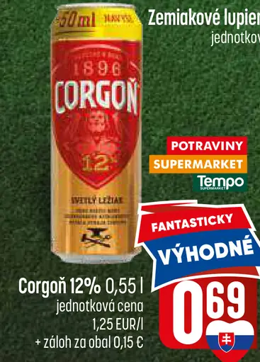 Corgoň 12% plechovka