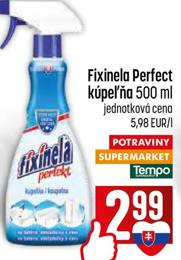 Fixinela Perfect čistiaci prostriedok na kúpeľňu