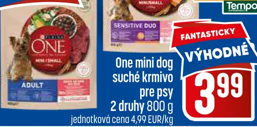 Purina One Mini Dog Adult suché krmivo pre psy
