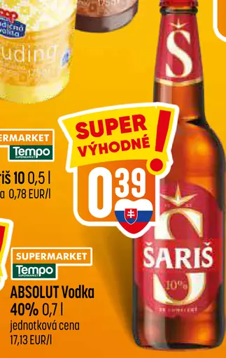 Šariš 10 pivo